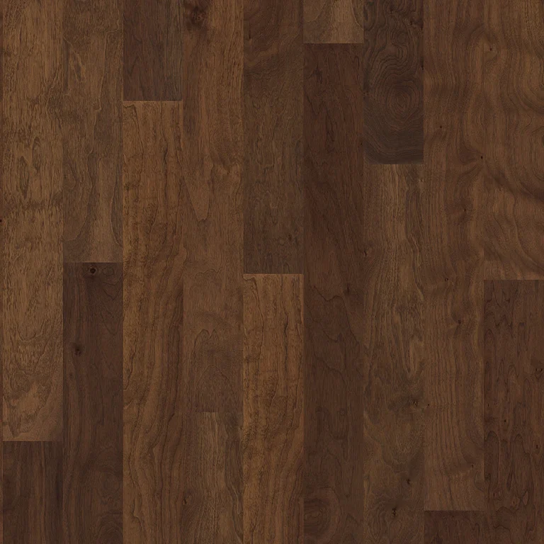 Parchet nuc lacuit mat maro stain micro bizotat edge 1-strip Kahrs Unity Orchard