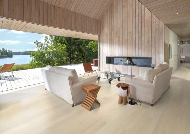 Parchet triplu stratificat Frasin Select, natur, Vanilla Matt, Karelia 14x138x2000mm - imagine 2