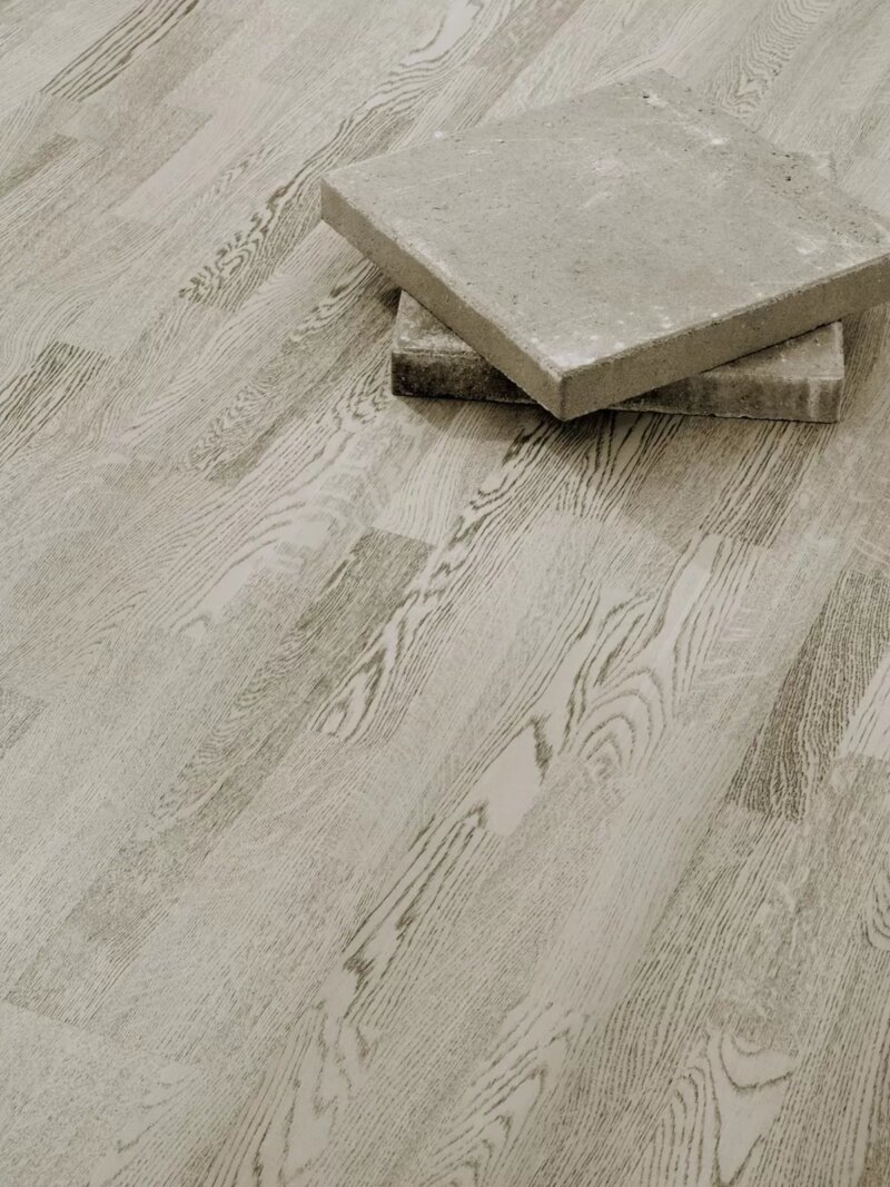 Parchet triplu stratificat stejar gri Concrete Grey, Country, Urban Soul, Karelia, 14x188x2266mm