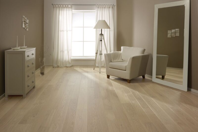 Parchet Karelia OAK STORY 138 BRUSHED NEW ARCTIC Natur 14x138x2000mm - imagine 2