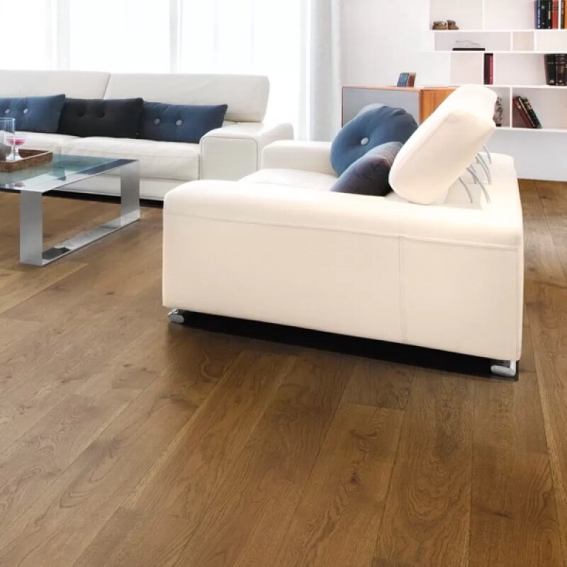 Parchet stratificat stejar Karelia OAK STORY 138 BURNT SIENNA Country 14x138x1116mm - imagine 2