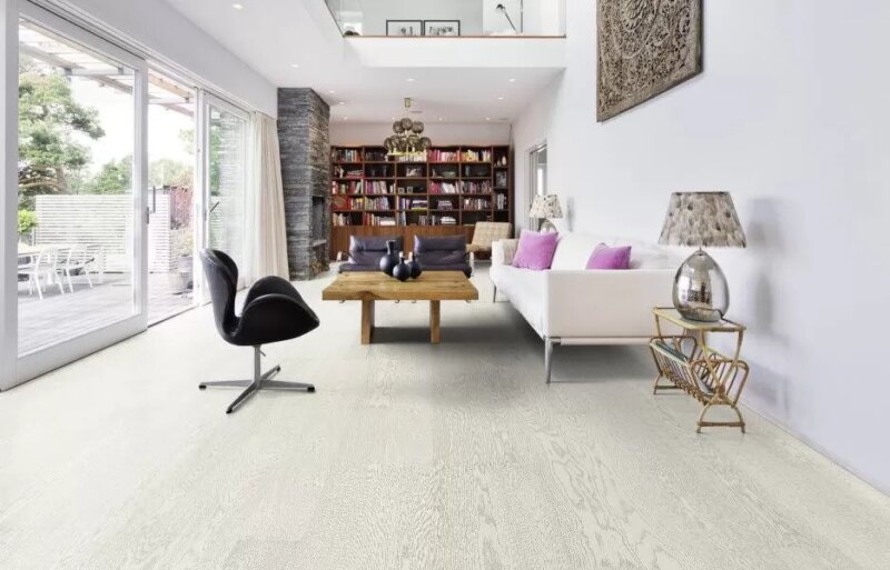 Parchet Karelia OAK STORY 138 ELECTRIC LIGHT Natur 14x138x2000mm - imagine 4