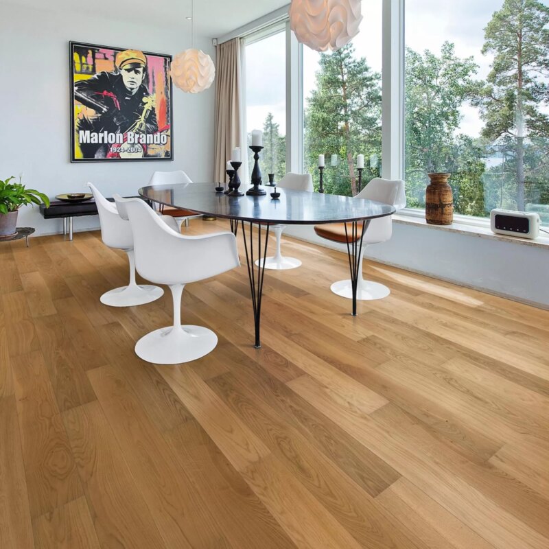 Parchet Karelia OAK STORY 138 GRAIN BROWN Natur Mix 14x138x1116mm - imagine 2