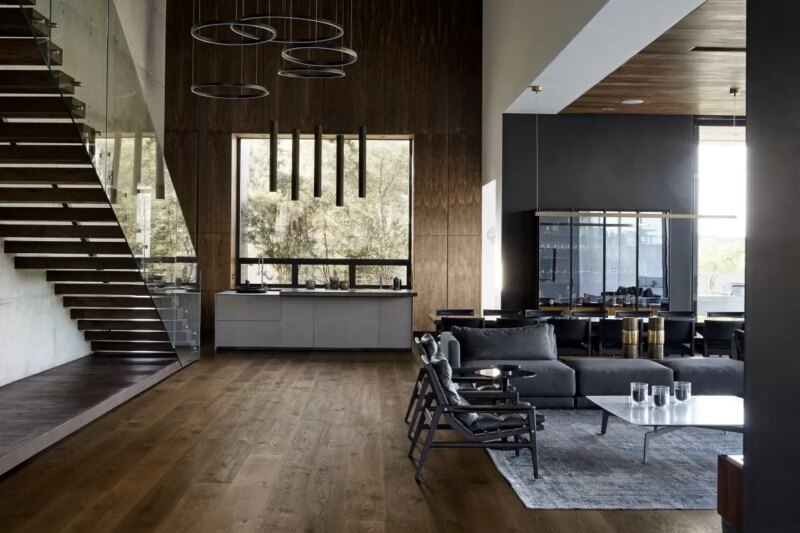 Parchet Karelia OAK STORY BARREL BROWN MATT Country 14x188x2000mm - imagine 2