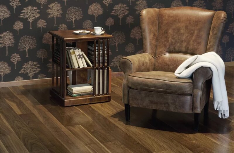 Parchet Karelia WALNUT STORY 138 SPIRIT Trend 14x138x2000mm - imagine 3