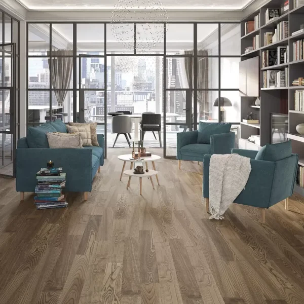 Parchet stratificat Barlinek Umbra Piccolo Scurt 130 frasin lac mat nuc 1WG000748 1.1 m x 130 mm x 14 mm