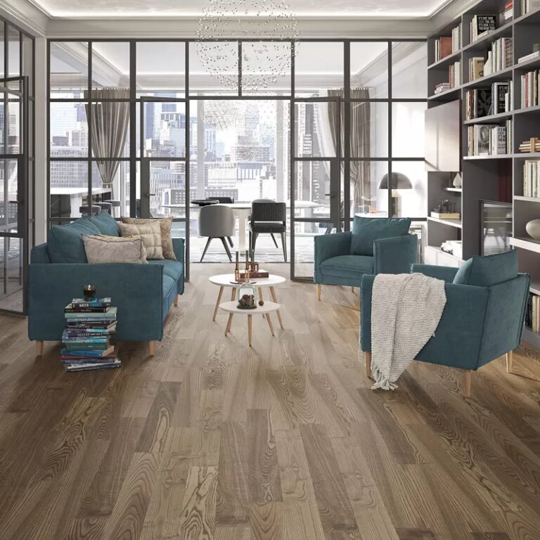 Parchet stratificat Barlinek Umbra Piccolo Scurt 130 frasin lac mat nuc 1WG000748 1.1 m x 130 mm x 14 mm