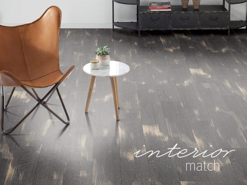 Parchet laminat EGGER Stejar Halford negru EPL042 clasa 32 1292 x 193 mm - imagine 3