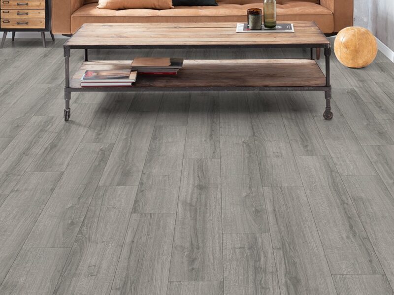 Parchet laminat EGGER Stejar Sherman gri deschis EPL205 clasa 32 1292 x 193 mm - imagine 2