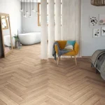 Parchet laminat Herringbone, model Alicante Alsafloor, 12mm, stejar