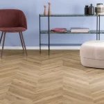 Parchet Laminat Chevron, Stejar Rillington Închis, EPL012, 12mm, Egger