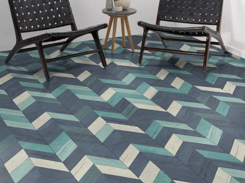 Parchet laminat chevron EGGER Stejar Vidora colorat EPC036 clasa 32 1292 x 327 x 10 mm