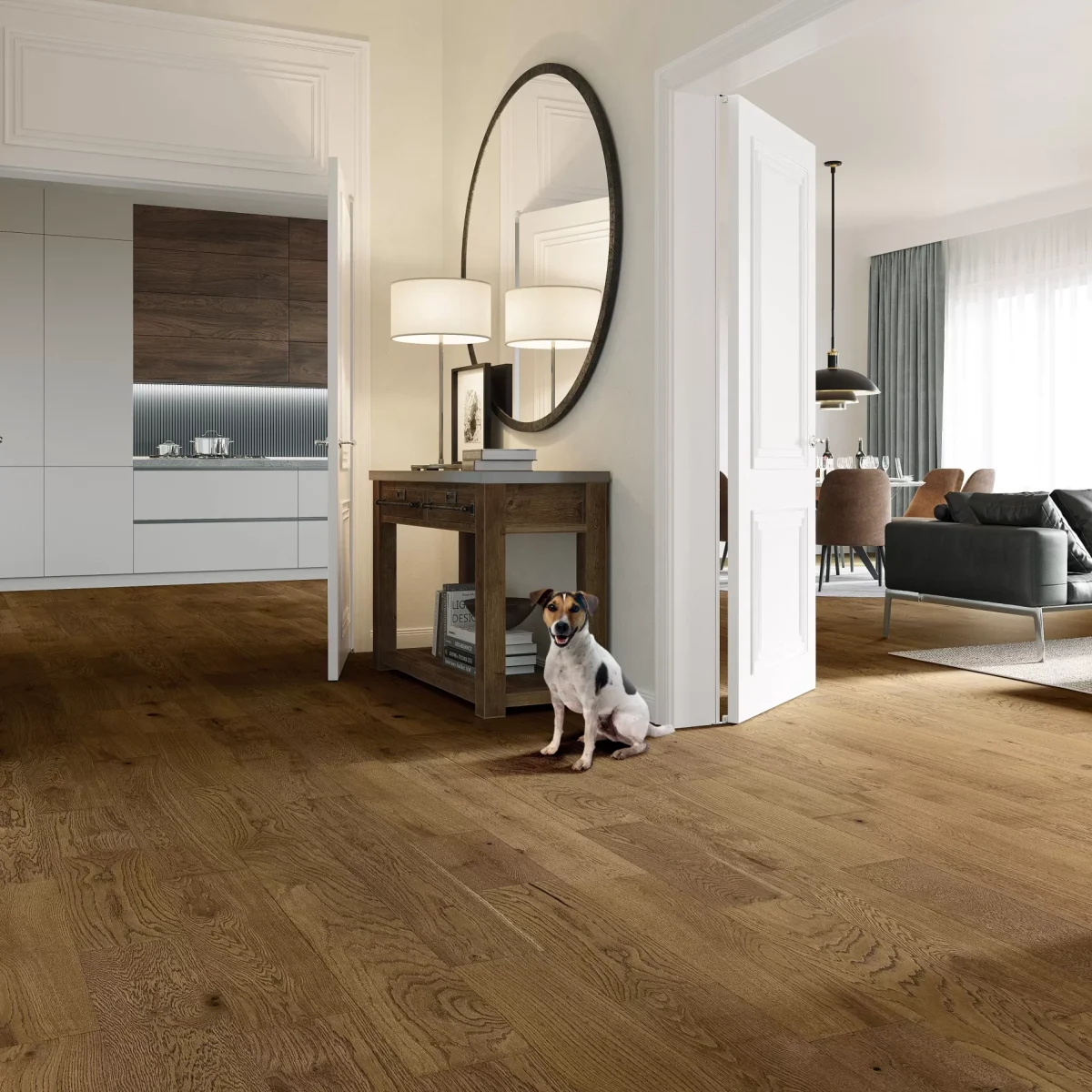 Parchet lemn SPC Barlinek INGA lac ultra rezistent periat micro caneluri 4 laturi click 2G 1H1000008 190x400-1200mm