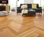 Parchet stratificat Barlinek Caramel Herringbone 110 stejar lac mat natur 0.66 m x 110 mm x 14 mm 1WC000004