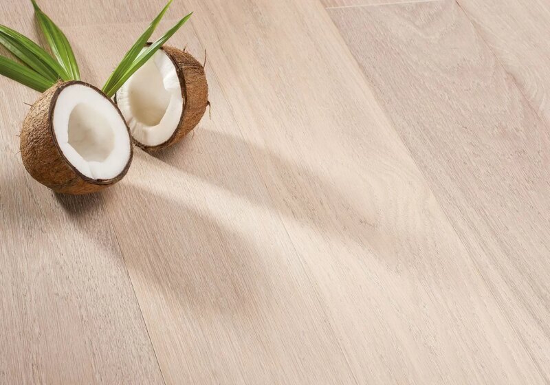 Parchet stratificat Barlinek Coconut Piccolo stejar ox4 uleiat alb 1WG000615 1.1 m x 130 mm x 14 mm