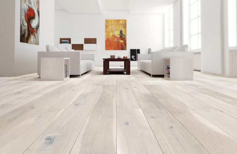 Parchet stratificat Barlinek Gentle stejar lac mat crem 1WG000555 2.2 m x 207 mm x 14 mm