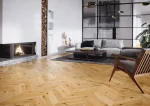 Parchet stratificat Barlinek Raisins Chevron stejar lac mat natur 0.725 m x 130 mm x 14 mm 1WV000003
