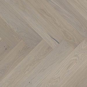 Parchet stratificat stejar lac mat gri Barlinek Marzipan Muffin Herringbone 725x130x14 mm 1WC000014