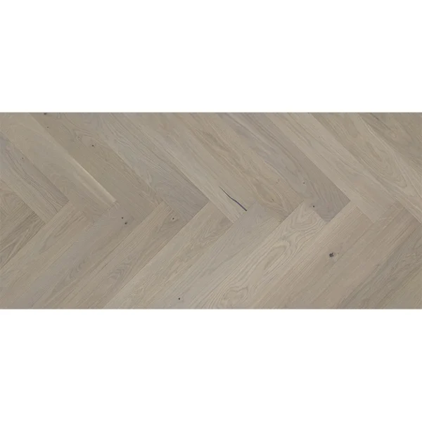 Parchet stratificat stejar lac mat gri Barlinek Marzipan Muffin Herringbone 725x130x14 mm 1WC000014