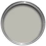 Vopsea gri satinata 20 la suta luciu pentru exterior Farrow and Ball Exterior Eggshell Pavilion Gray No. 242 750 ml