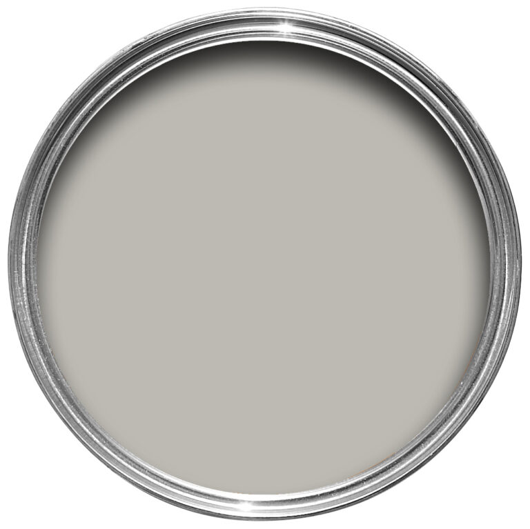 Vopsea gri mata 7 la suta luciu pentru interior Farrow and Ball Mostra Pavilion Gray No. 242 100 ml
