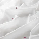 Perdele grafic, ferestre, alb magenta, poliester, izolare, Jupiter 300, Gardisette, 300 cm