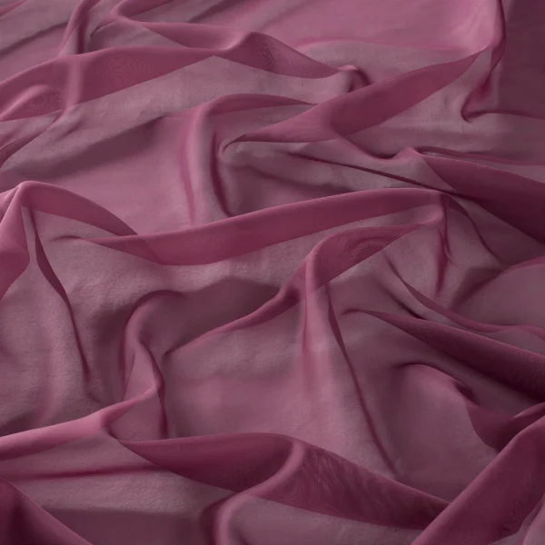 Perdele model uni bordo din poliester voal Cora 300 Vol. 2 Gardisette latime material 300 cm