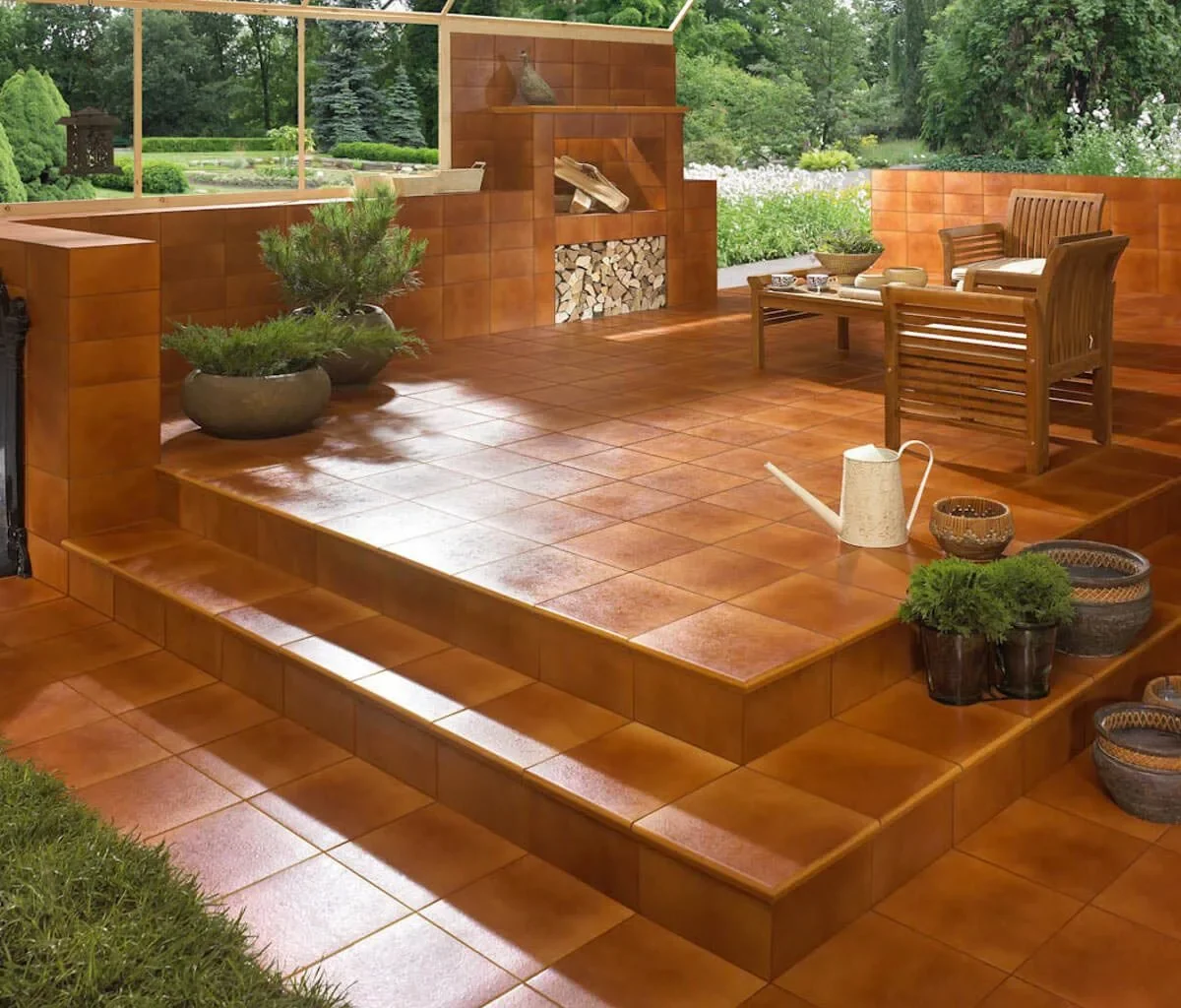 Pervaz Klinker Paradyz Aquarius Brown Romb 14.6x25.2 cm