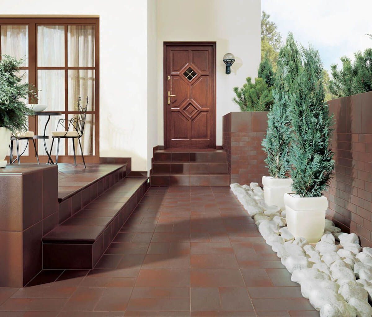 Pervaz Klinker Paradyz Cloud Brown Polowa 14.8x26 cm