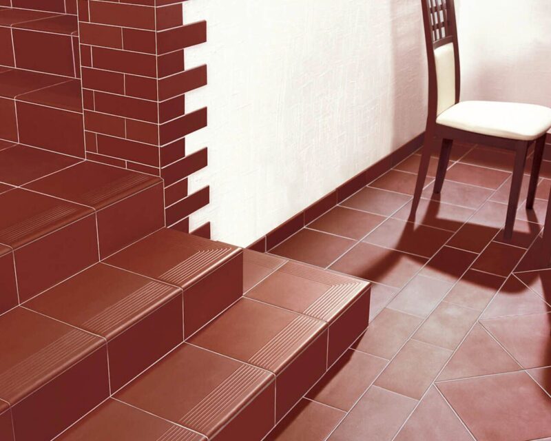 Pervaz Klinker Paradyz Natural Rosa 24.5x13.5 cm - imagine 3