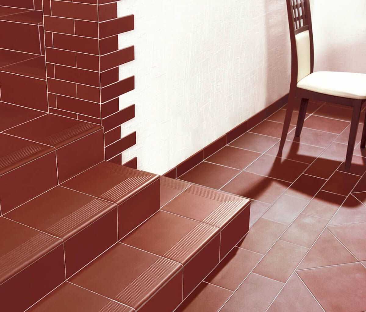 Pervaz Klinker Paradyz Natural Rosa Trapez 12.6x29.6 cm