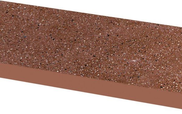 Pervaz Klinker Paradyz Taurus Brown Parapet 24.5x13.5 cm