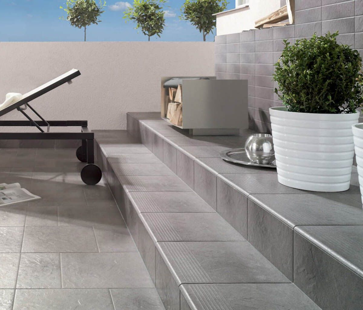 Pervaz Klinker Paradyz Taurus Grys Parapet 20x10 cm