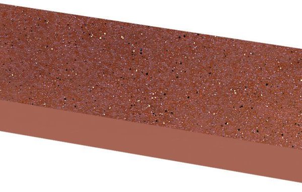 Pervaz Klinker Paradyz Taurus Rosa Trapez 12.6x29.6 cm