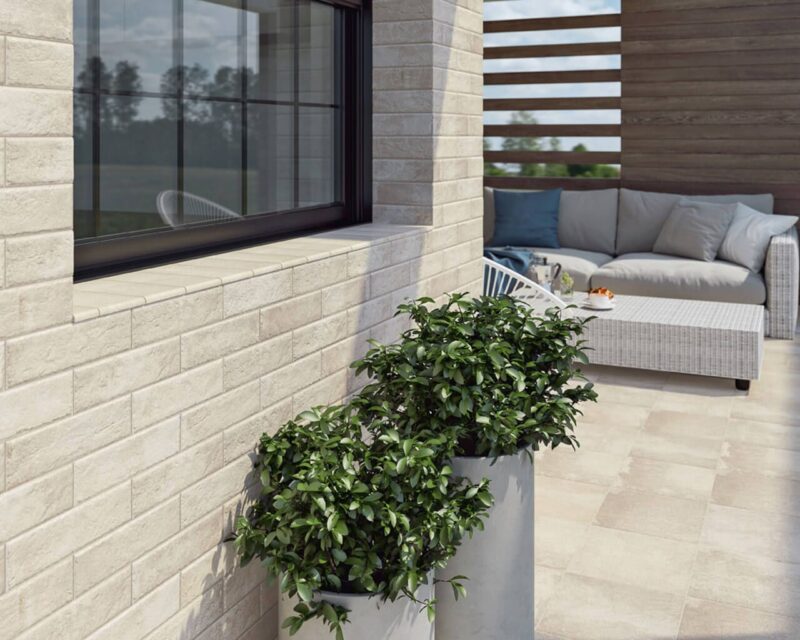 Pervaz Scandiano Beige Parapet 24.5x13.5 cm - imagine 3