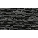 Piatra decorativa din beton tip caramida aparenta neagra Stegu Congo 1