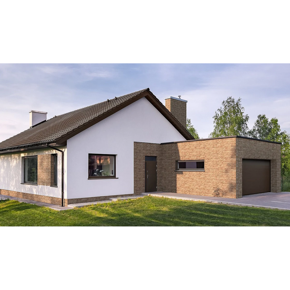 Piatra decorativa din beton tip placa Stegu Patagonia 1 0.44 mp cutie