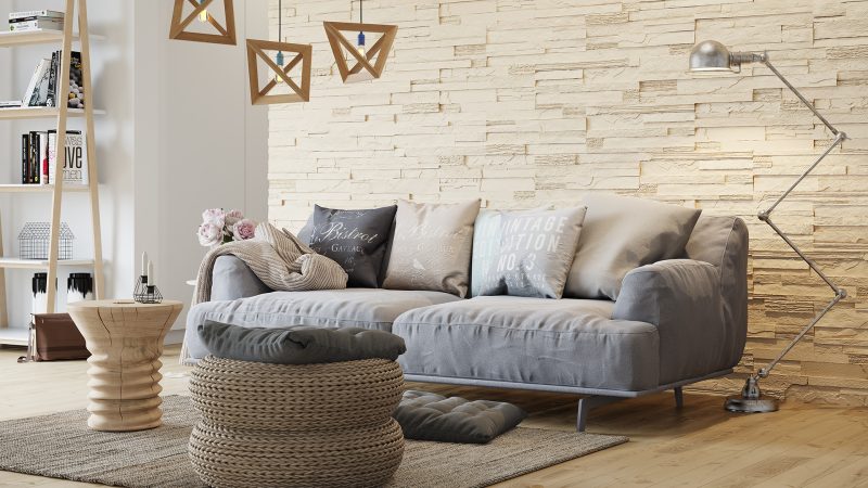 Piatra decorativa din gips, coltar Stegu Creta 01, bej - imagine 2
