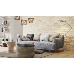 Piatra decorativa din gips, coltar Stegu Creta 01, bej