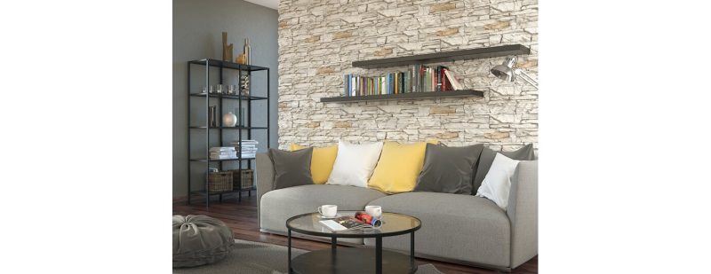 Piatra decorativa din gips tip placa Stegu Karakum 1 0.4 mp cutie - imagine 3