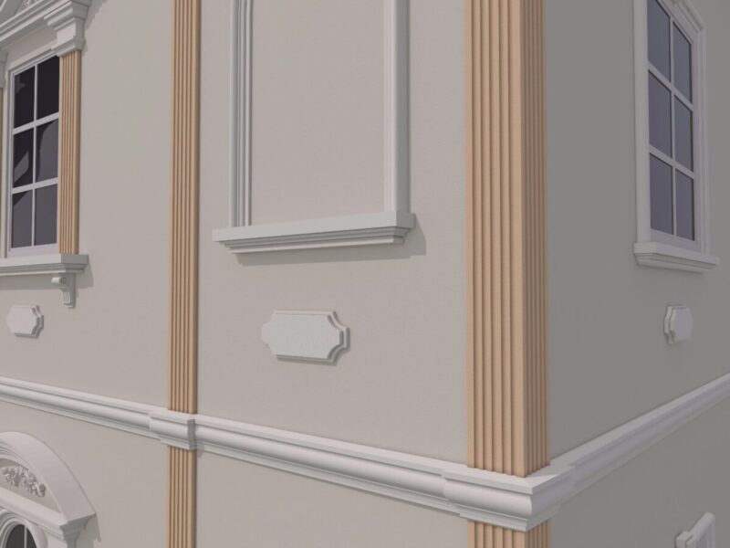Pilastru decorativ FP502-285 285x2000x30 mm - imagine 2