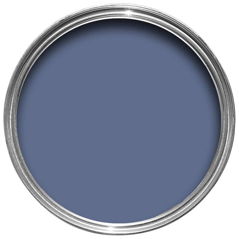 Vopsea albastra satinata 20 la suta luciu pentru exterior Farrow and Ball Exterior Eggshell Pitch Blue No. 220 750 ml - imagine 2