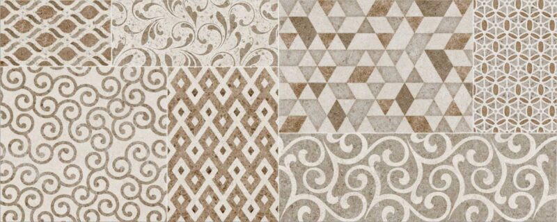Placa decorativa Bej Marazzi Stream Ivory Decoro Match 20x50 cm M0XW - imagine 2