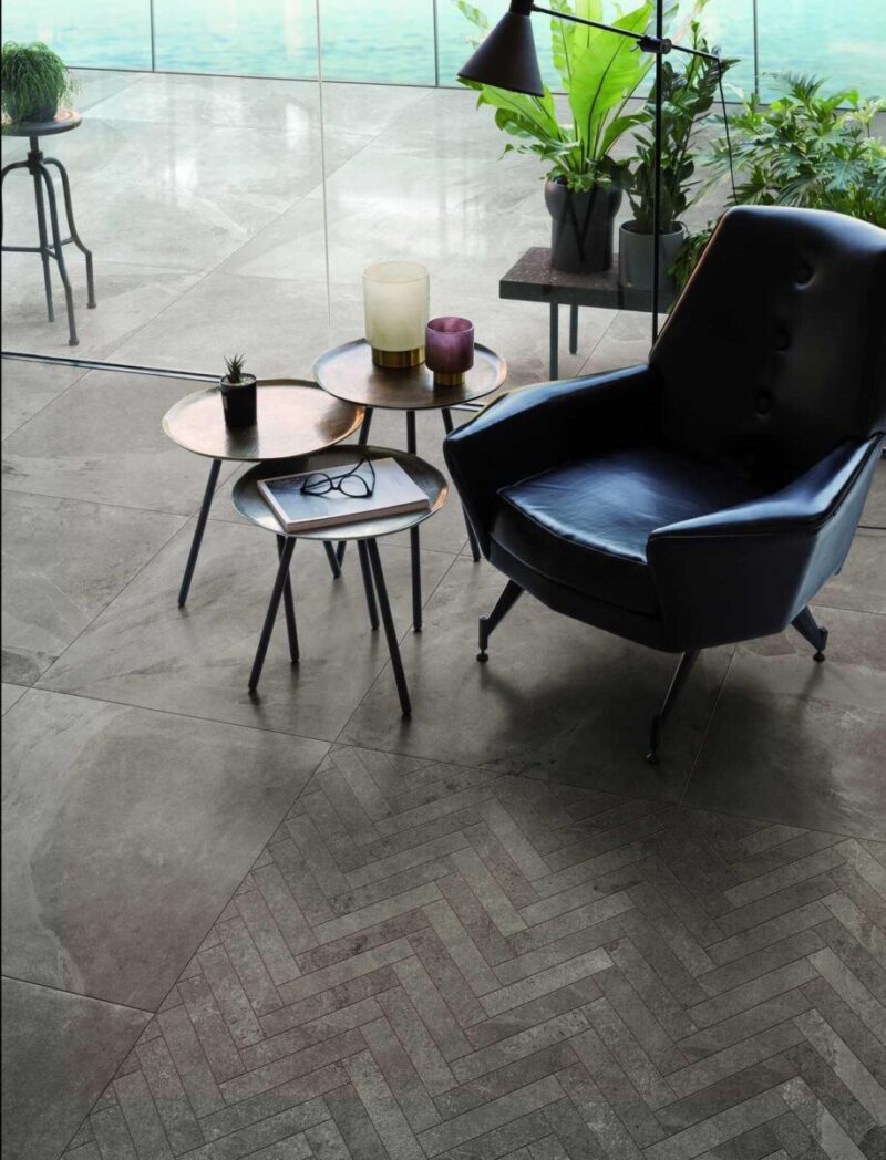 Placa decorativa Marazzi Ardesia Cenere Mosaico Freccia 44.9X61.6 cm M0CW