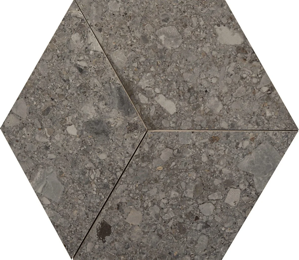 Placa decorativa 3D antracit, Ceppo Di Gré, 29×33.5 cm, Marazzi, M0KK