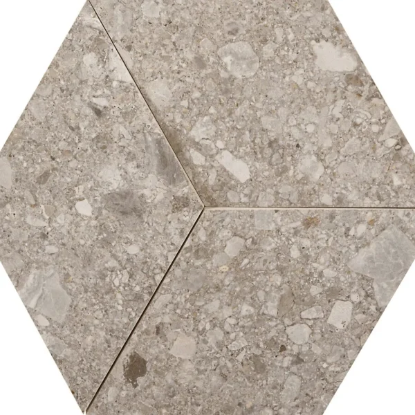 Placa decorativa 3D greige, Ceppo Di Gré, 29x33.5 cm, Marazzi, M0KN