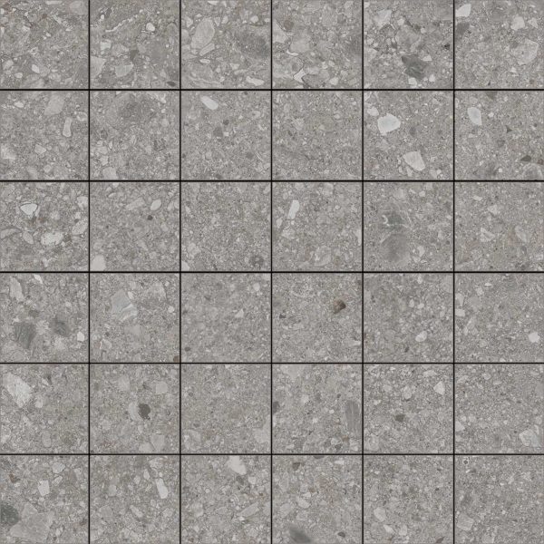 Placa decorativa Marazzi Ceppo Di Gré, mosaic greige, antiderapant, 30X30 cm
