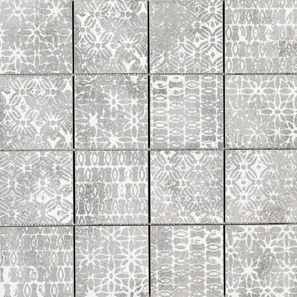 Placa decorativa Marazzi Chalk Mosaico Texture Butter Smoke Grey 30X30 cm M0CZ