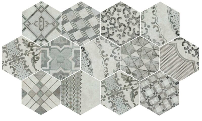 Placa decorativa Marazzi Clays Decoro Cementine Freddo 21X18.2 cm MM7Z - imagine 2