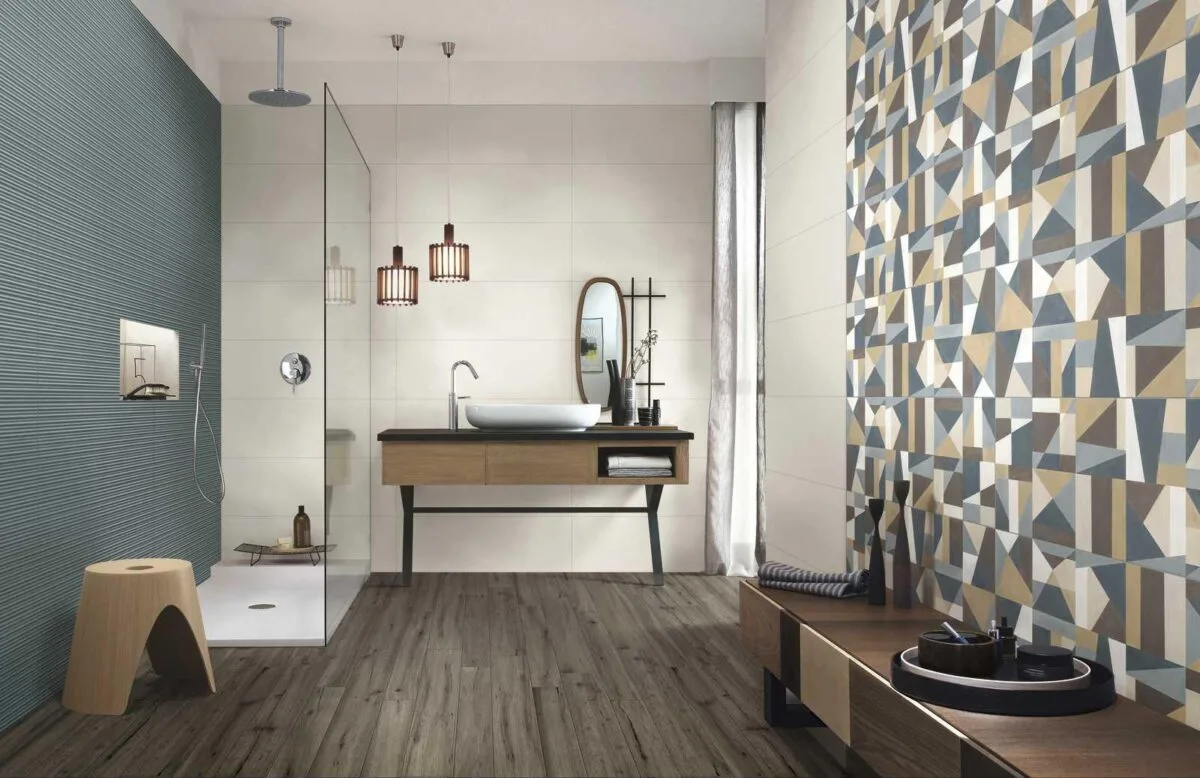 Placa decorativa Marazzi Colorplay Decoro Tiles Cream 30X90 cm M4K1